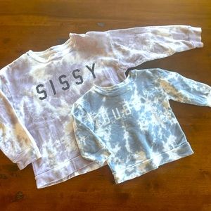Sissy + bubby sweatshirts